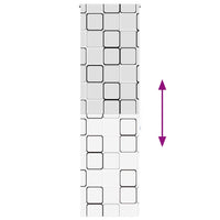 Tenda a Rullo Doccia 60x240 cm Larghezza Tessuto 56 cm