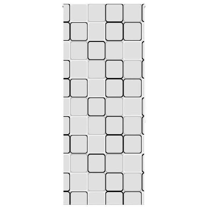 Tenda a Rullo Doccia 90x240 cm Larghezza Tessuto 86 cm 4014923