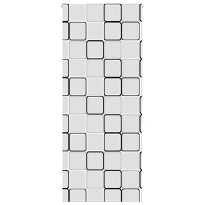 Tenda a Rullo Doccia 90x240 cm Larghezza Tessuto 86 cm