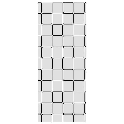 vidaXL Tenda a Rullo Doccia 100x240 cm Larghezza Tessuto 96 cm