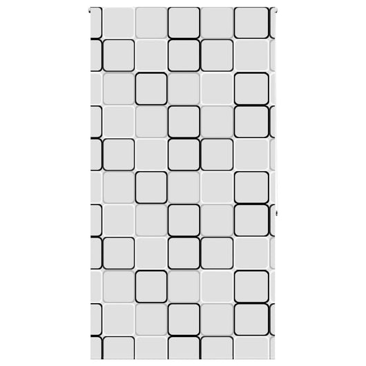 Tenda a Rullo Doccia 120x240 cm Larghezza Tessuto 116 cm 4014926