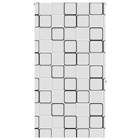 vidaXL Tenda a Rullo Doccia 130x240 cm Larghezza Tessuto 126 cm