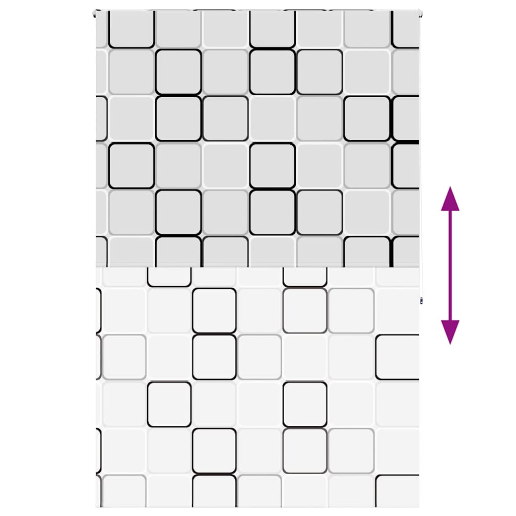 Tenda a Rullo Doccia 150x240 cm Larghezza Tessuto 146 cm 4014929