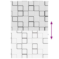 Tenda a Rullo Doccia 150x240 cm Larghezza Tessuto 146 cm 4014929