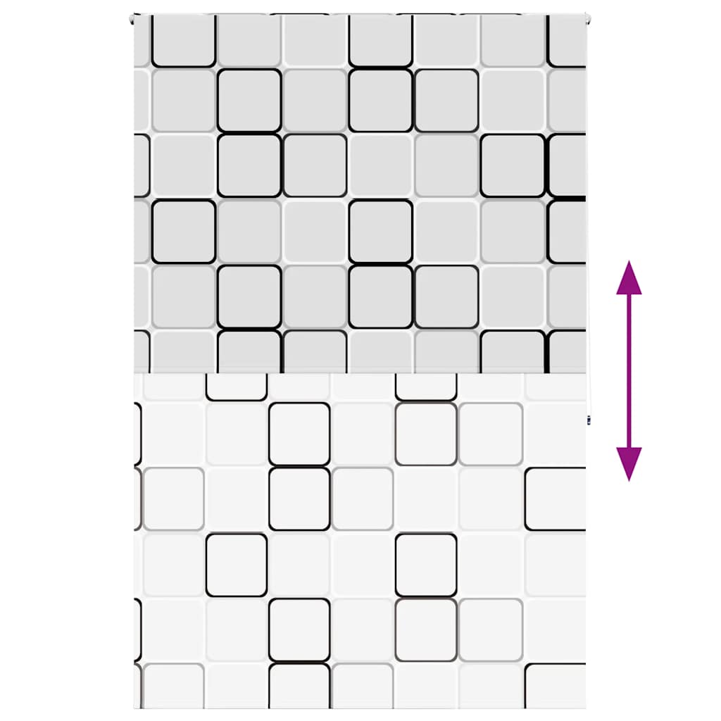 vidaXL Tenda a Rullo Doccia 160x240 cm Larghezza Tessuto 156 cm