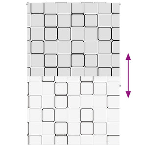 vidaXL Tenda a Rullo Doccia 160x240 cm Larghezza Tessuto 156 cm