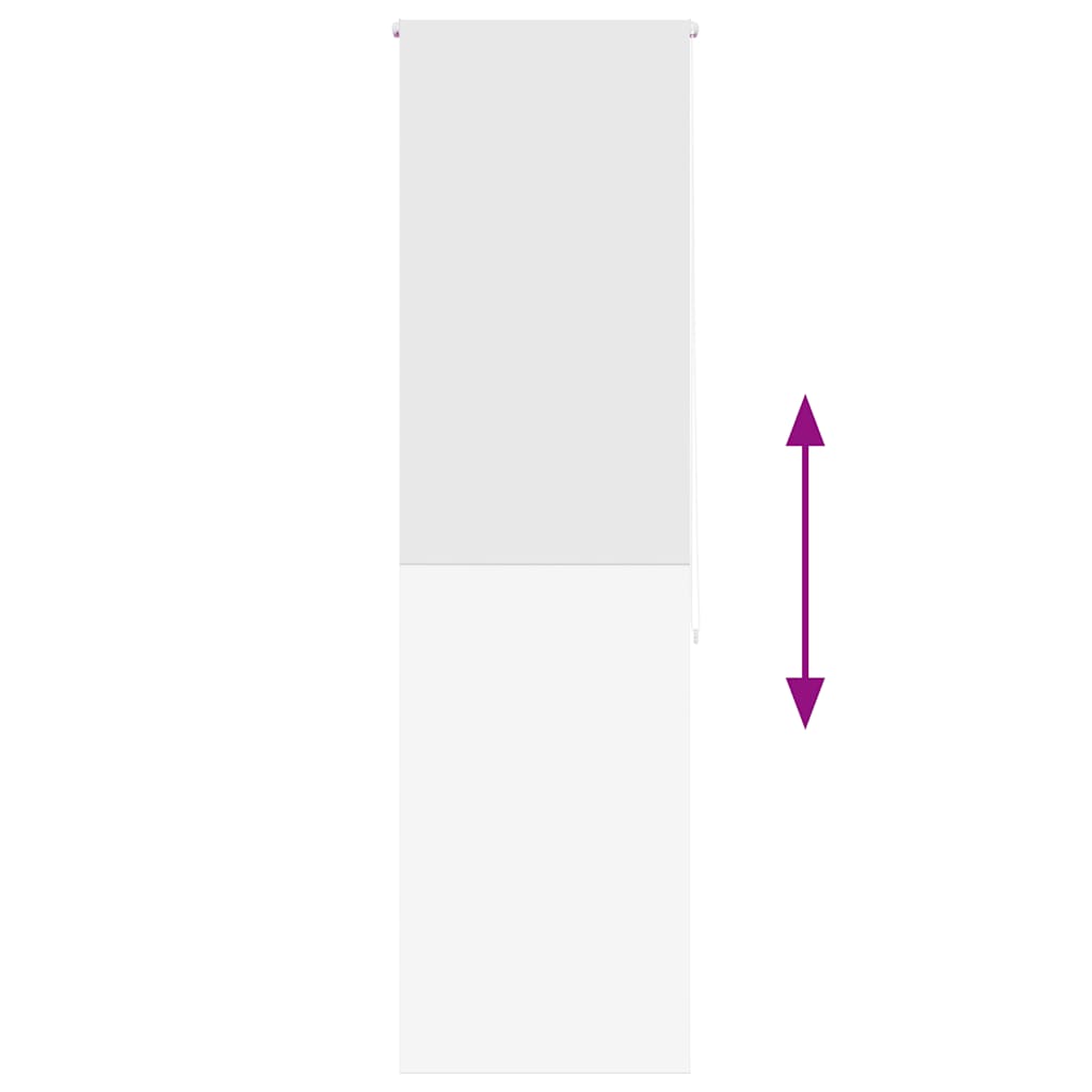 vidaXL Tenda a Rullo Doccia 60x240 cm Larghezza Tessuto 56 cm