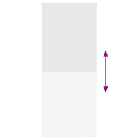 Tenda a Rullo Doccia 100x240 cm Larghezza Tessuto 96 cm