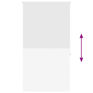 vidaXL Tenda a Rullo Doccia 130x240 cm Larghezza Tessuto 126 cm