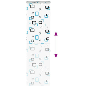 Tenda a Rullo Doccia con Cassonetto 70x240 cm Larghezza Tessuto 4014943
