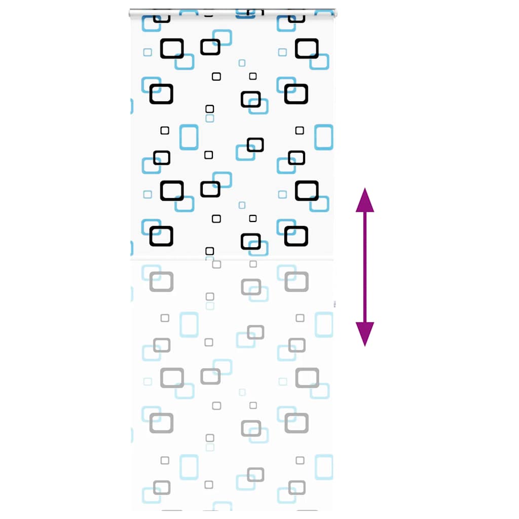 vidaXL Tenda a Rullo Doccia con Cassonetto 100x240cm Larghezza Tessuto