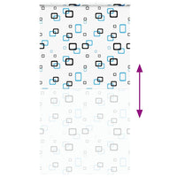 Tenda a Rullo per Doccia Cassonetto 140x240cm Larghezza Tessuto 4014950