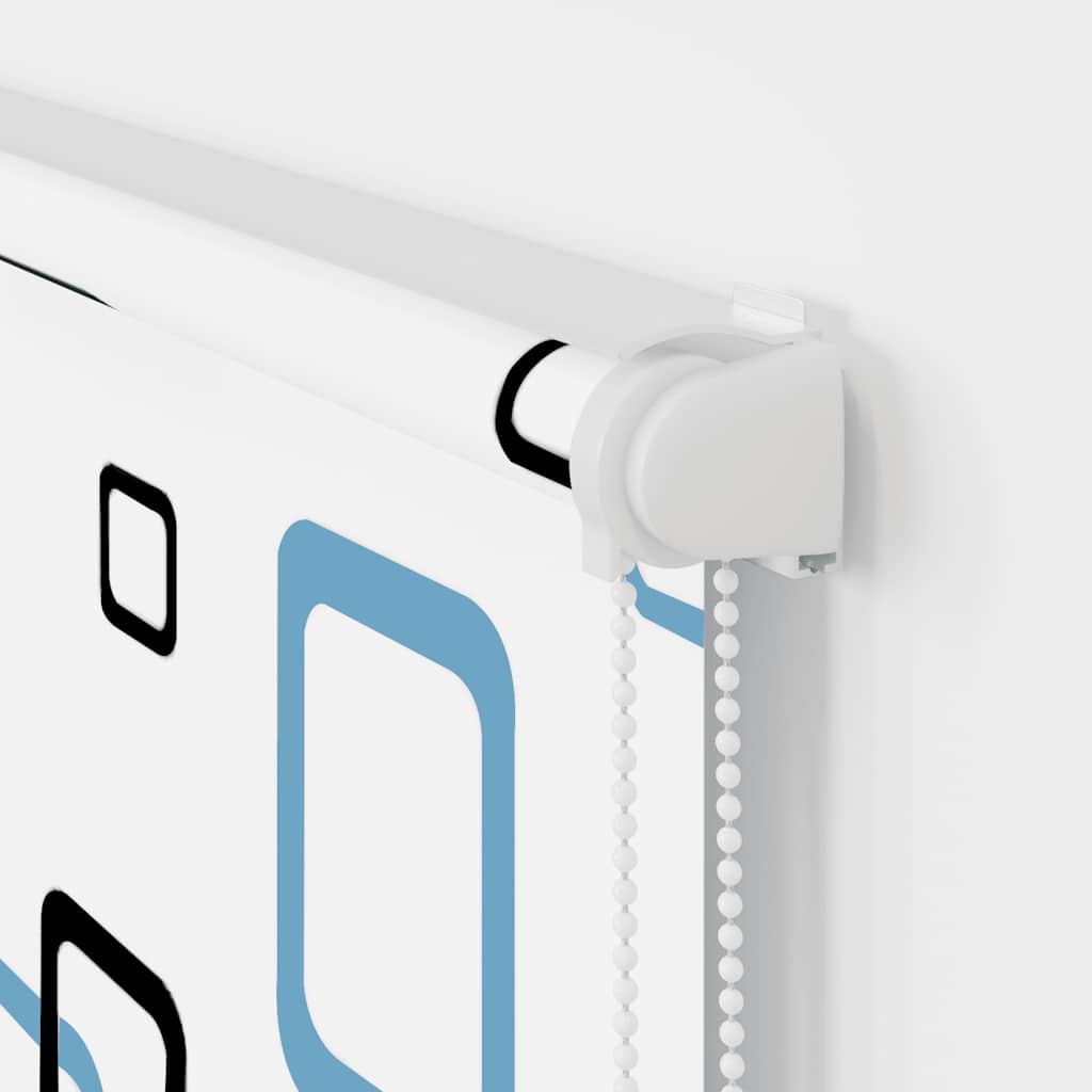 Tenda a Rullo per Doccia Cassonetto 140x240cm Larghezza Tessuto 4014950