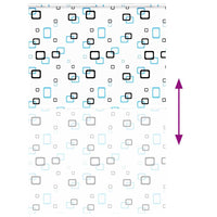 Tenda a Rullo Doccia Cassonetto 150x240 cm Larghezza Tessuto 4014951