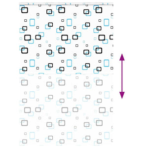 Tenda a Rullo Doccia Cassonetto 150x240 cm Larghezza Tessuto 4014951