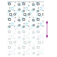 Tenda a Rullo Doccia Cassonetto 160x240 cm Larghezza Tessuto 4014952