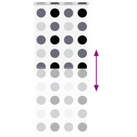 Tenda a Rullo Doccia Cassonetto 110x240 cm Larghezza Tessuto 4014958