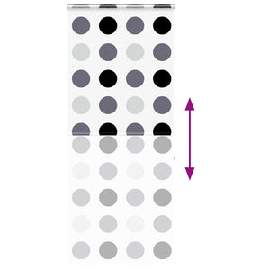 Tenda a Rullo Doccia Cassonetto 110x240 cm Larghezza Tessuto 4014958