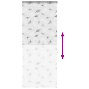 Tenda a Rullo Doccia Cassonetto 100x240 cm Larghezza Tessuto 4014979