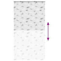 Tenda a Rullo Doccia con Cassonetto 120x240cm Larghezza Tessuto 4014981