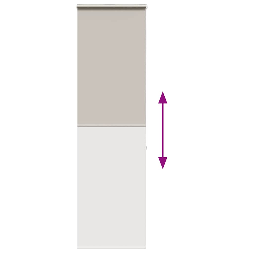 Tenda a Rullo per Doccia Cassonetto 60x240 cm Larghezza Tessuto 4014986