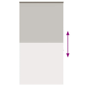 Tenda a Rullo Doccia con Cassonetto 130x240cm Larghezza Tessuto 4014993