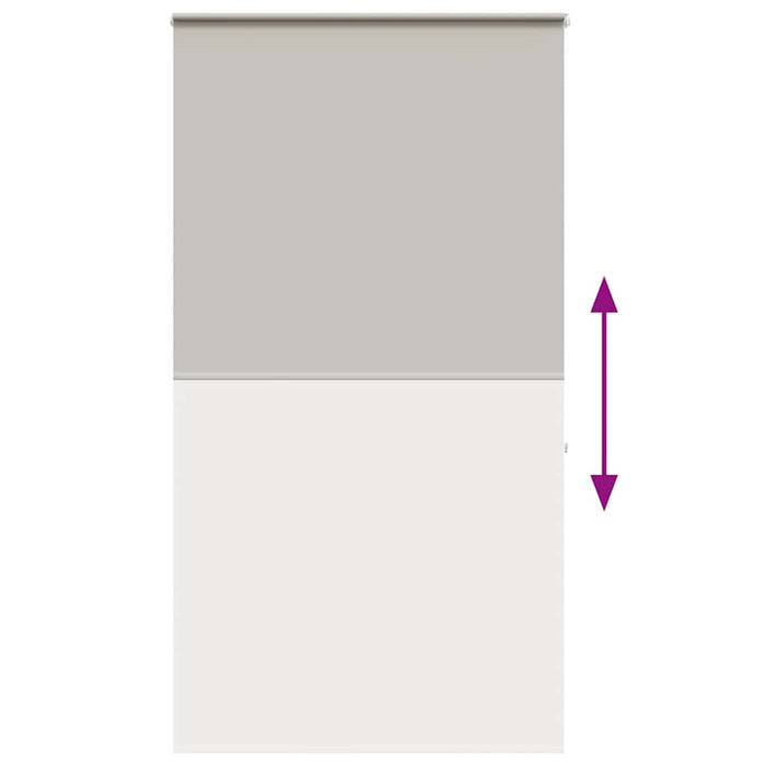 Tenda a Rullo per Doccia Cassonetto 140x240cm Larghezza Tessuto 4014994