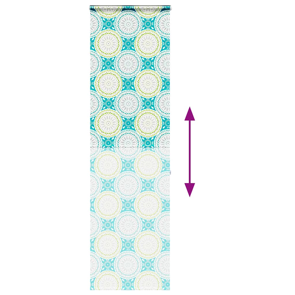 vidaXL Tenda a Rullo per Doccia Cassonetto 80x240 cm Larghezza Tessuto