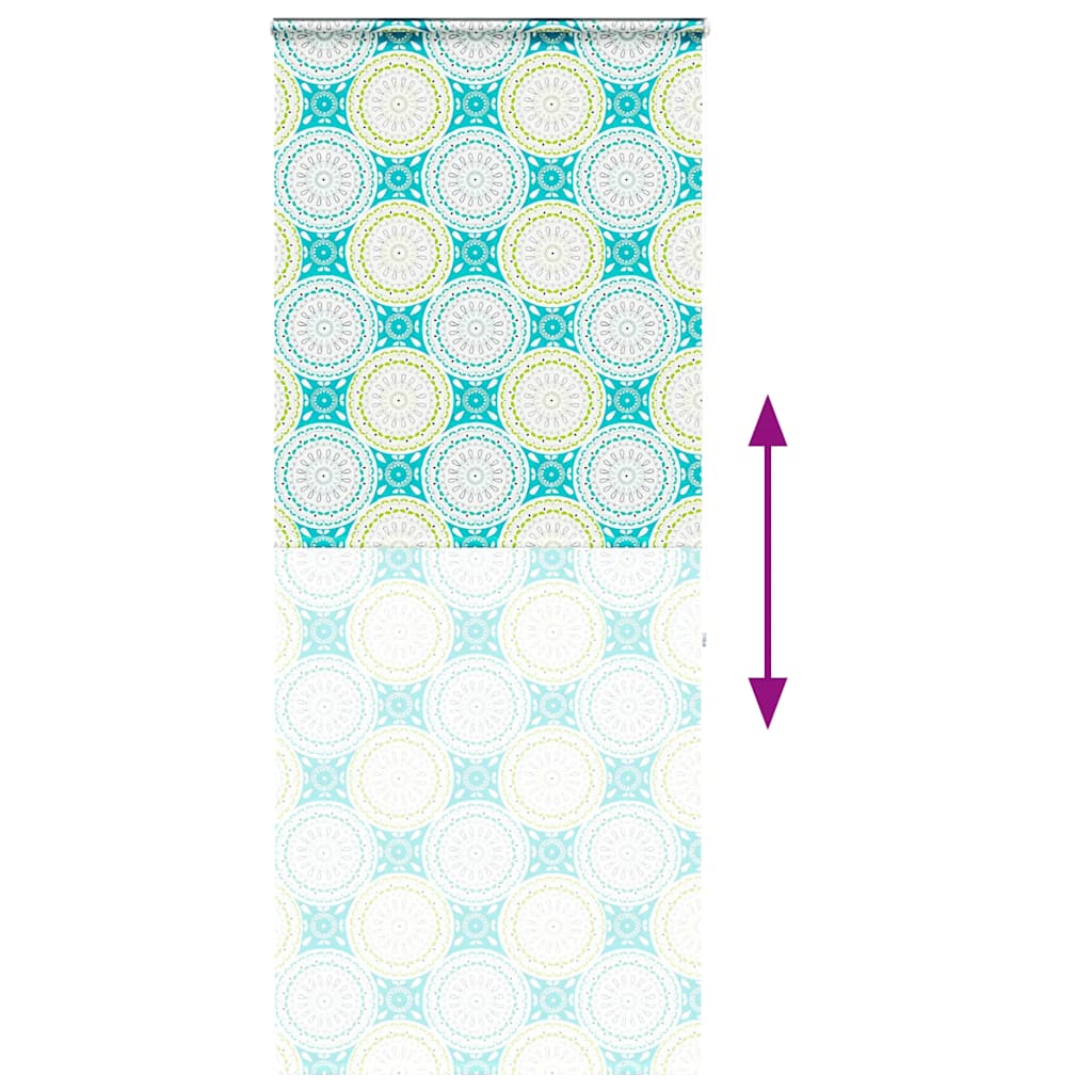 Tenda a Rullo Doccia Cassonetto 90x240 cm Larghezza Tessuto 4015000