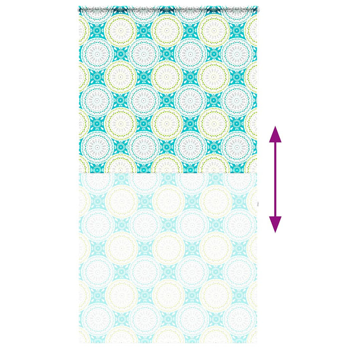 Tenda a Rullo Doccia con Cassonetto 130x240cm Larghezza Tessuto 4015004