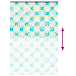 Tenda a Rullo Doccia Cassonetto 150x240 cm Larghezza Tessuto 4015006