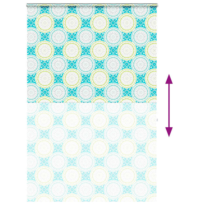 Tenda a Rullo Doccia Cassonetto 150x240 cm Larghezza Tessuto 4015006