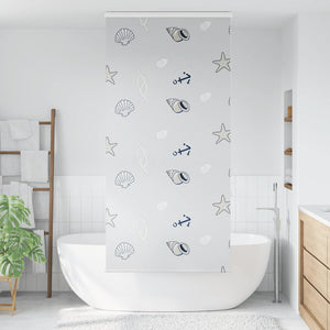 Tenda a Rullo Doccia Cassonetto 90x240 cm Larghezza Tessuto 4015011