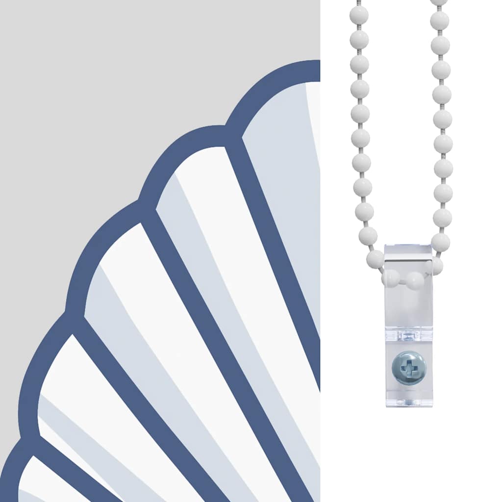 Tenda a Rullo Doccia con Cassonetto 120x240cm Larghezza Tessuto 4015014