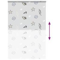 Tenda a Rullo Doccia Cassonetto 150x240 cm Larghezza Tessuto 4015017