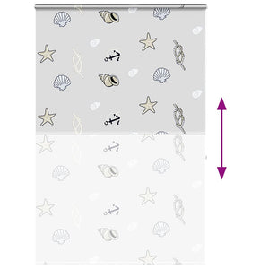 Tenda a Rullo Doccia Cassonetto 160x240 cm Larghezza Tessuto 4015018