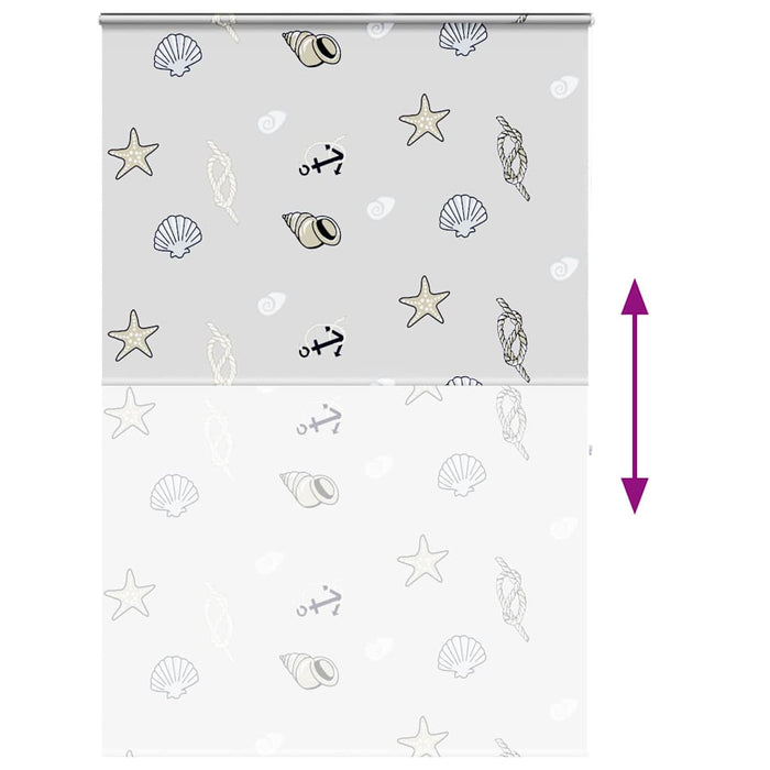 Tenda a Rullo Doccia Cassonetto 160x240 cm Larghezza Tessuto 4015018