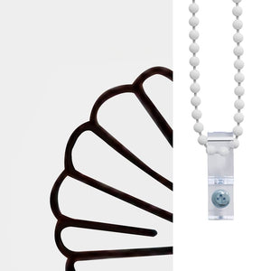 Tenda a Rullo per Doccia Cassonetto 80x240 cm Larghezza Tessuto 4015021