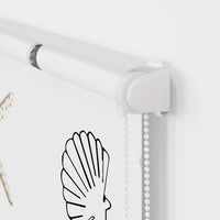 Tenda a Rullo per Doccia Cassonetto 80x240 cm Larghezza Tessuto 4015021