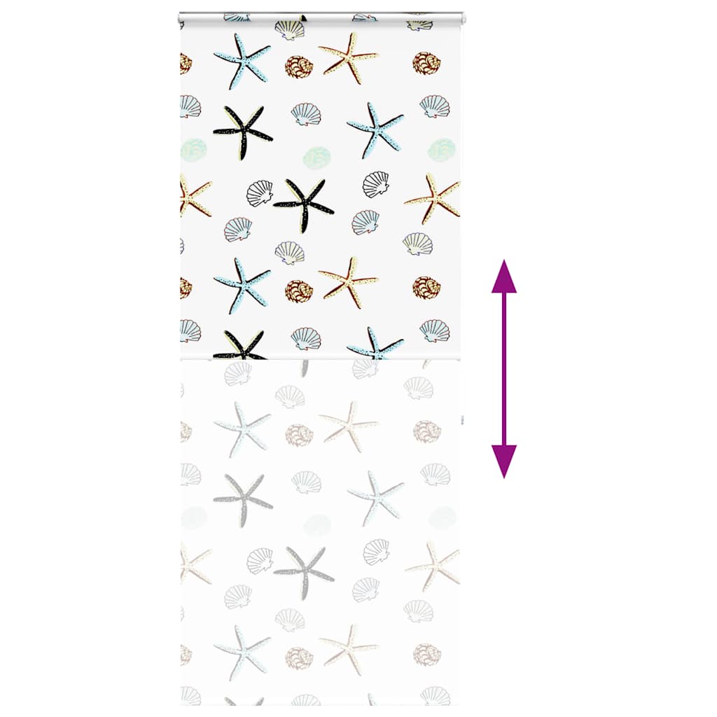 Tenda a Rullo Doccia con Cassonetto 100x240cm Larghezza Tessuto 4015023