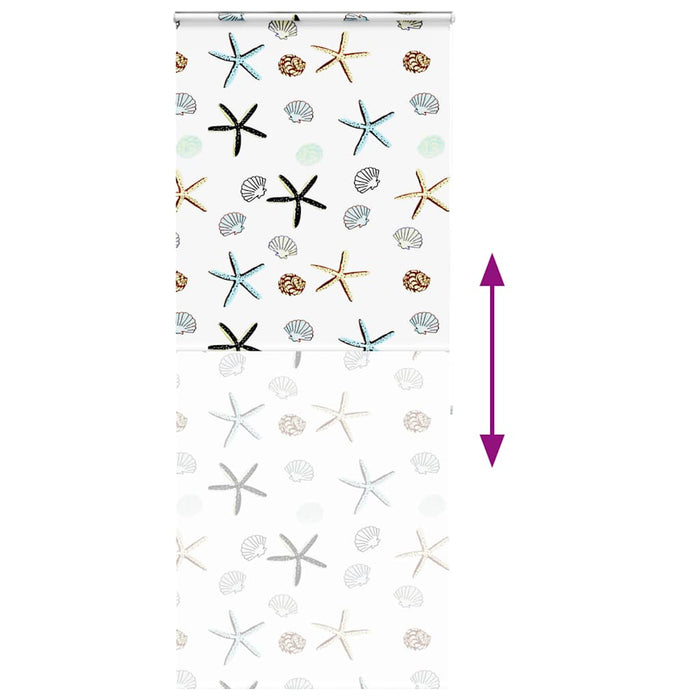 Tenda a Rullo Doccia con Cassonetto 100x240cm Larghezza Tessuto 4015023