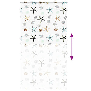 Tenda a Rullo Doccia con Cassonetto 120x240cm Larghezza Tessuto 4015025