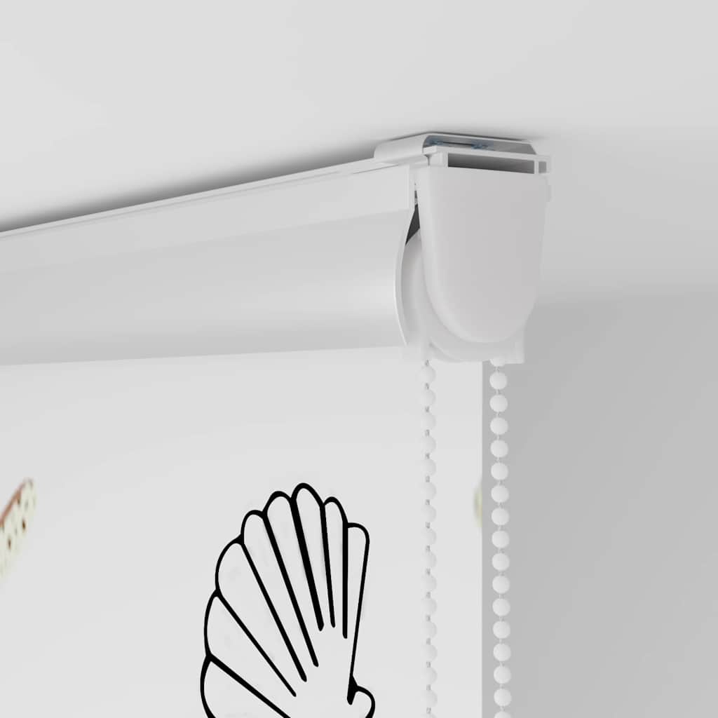 Tenda a Rullo Doccia con Cassonetto 120x240cm Larghezza Tessuto 4015025