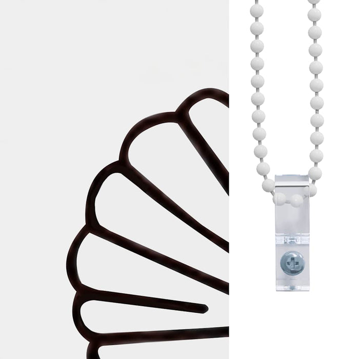 Tenda a Rullo Doccia Cassonetto 160x240 cm Larghezza Tessuto 4015029