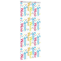 Tenda a Rullo Doccia con Cassonetto 100x240cm Larghezza Tessuto