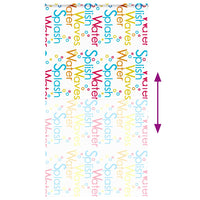 Tenda a Rullo Doccia con Cassonetto 130x240cm Larghezza Tessuto 4015037