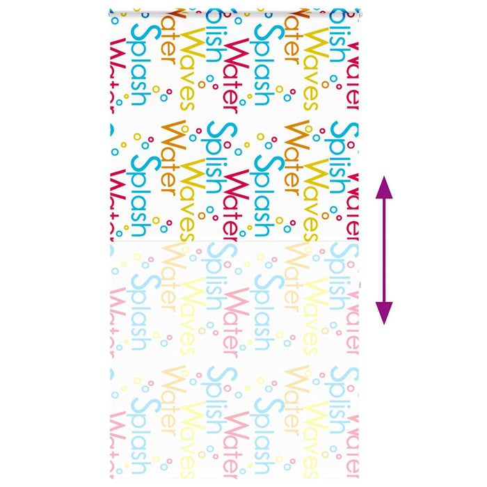 Tenda a Rullo Doccia con Cassonetto 130x240cm Larghezza Tessuto 4015037