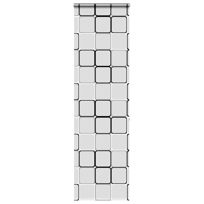 Tenda a Rullo Doccia con Cassonetto 70x240 cm Larghezza Tessuto