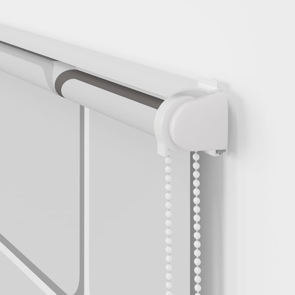 Tenda a Rullo per Doccia Cassonetto 80x240 cm Larghezza Tessuto 4015043