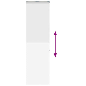 Tenda a Rullo per Doccia Cassonetto 60x240 cm Larghezza Tessuto 4015052